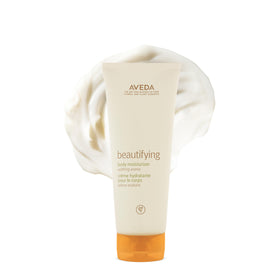 Aveda Beautifying Body Lotion front packaging showing tube and branding for clear product identification