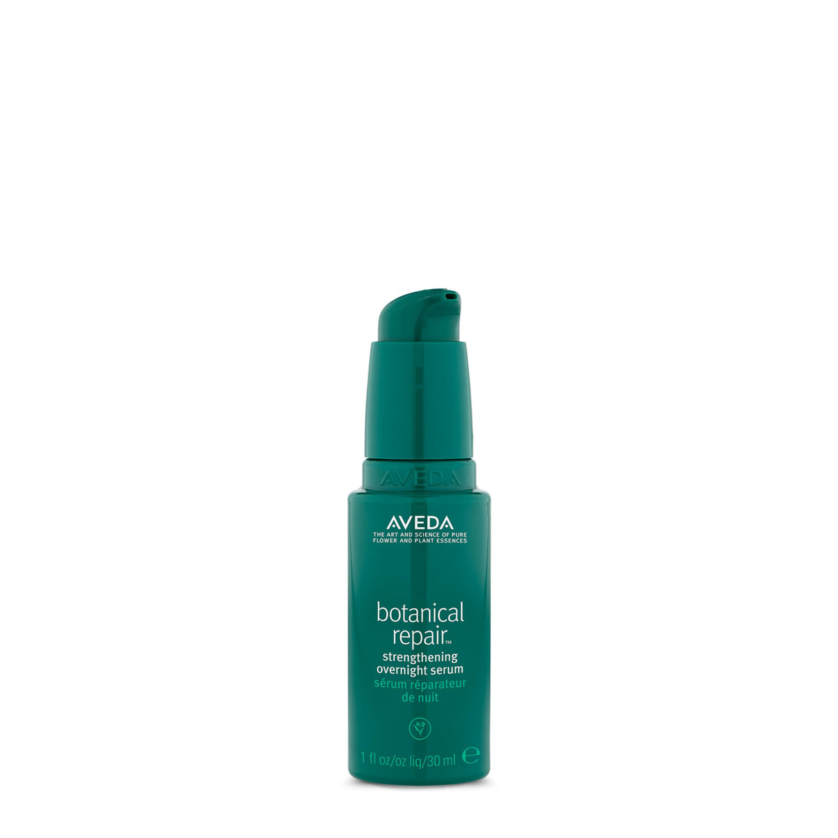Aveda bottle front packaging showing product and benefits