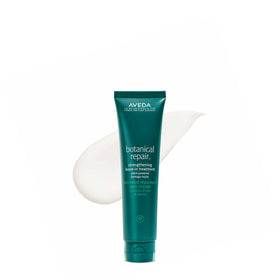 Aveda bottle front packaging showing product identity and benefit