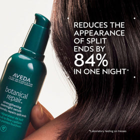 Aveda pump dispensing serum illustrating easy application and control