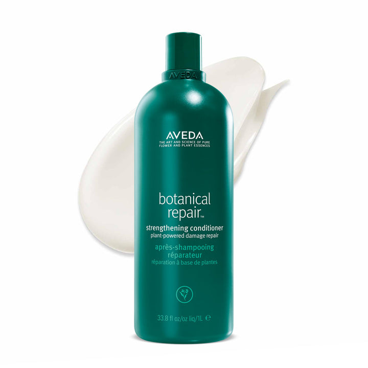 Aveda conditioner front packaging showing product and brand benefits