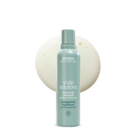 Aveda bottle front label showing product name and size for clear identification and confidence