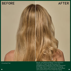 Aveda product label detail highlighting natural-derived formulation
