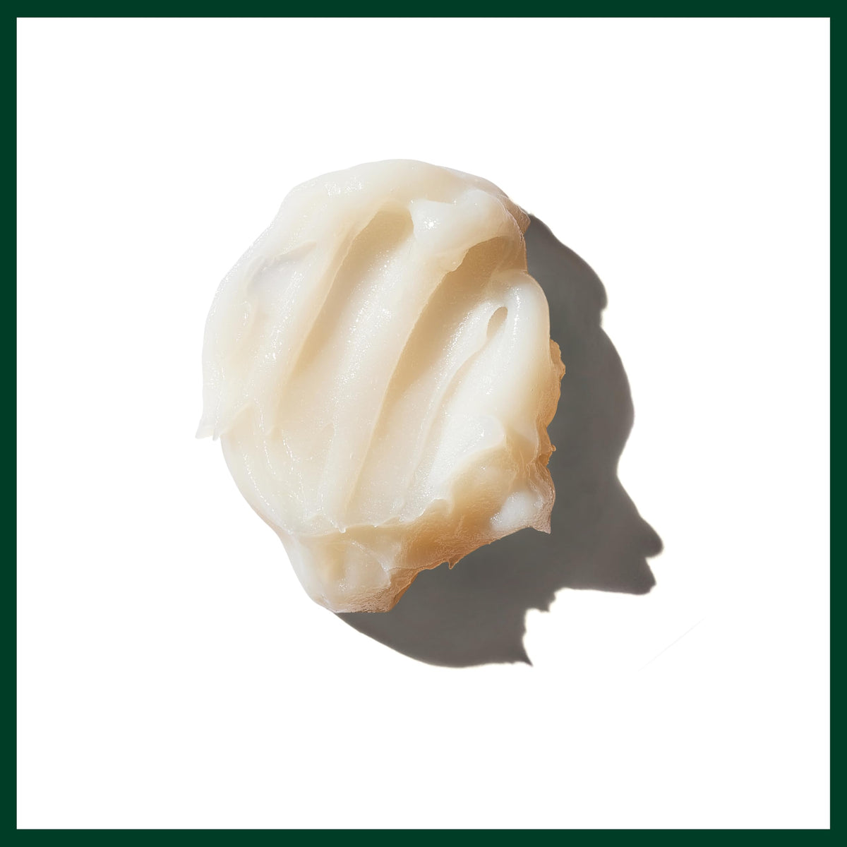 Aveda Brilliant label close-up listing scent and free-from formulation benefits