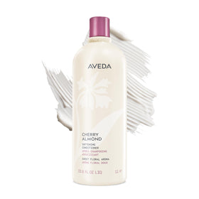 Aveda Cherry Almond front bottle showing size and product name for easy recognition