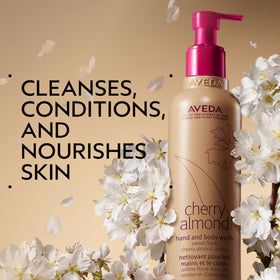 Aveda pump dispensing foamy wash for gentle cleansing benefits