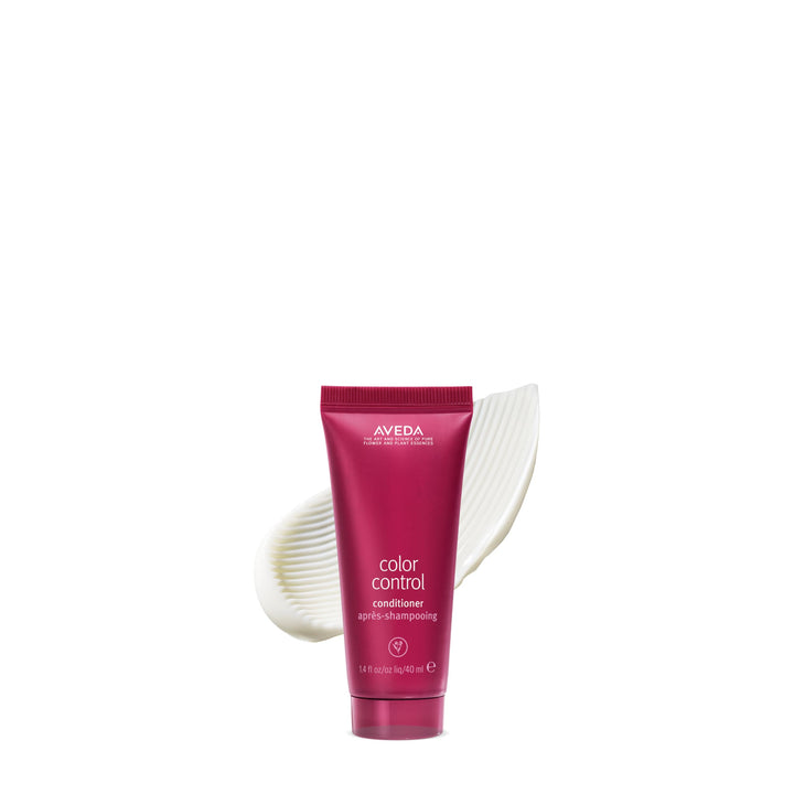 Aveda Color Control Conditioner front packaging showing 1.3 fl oz bottle and label benefit
