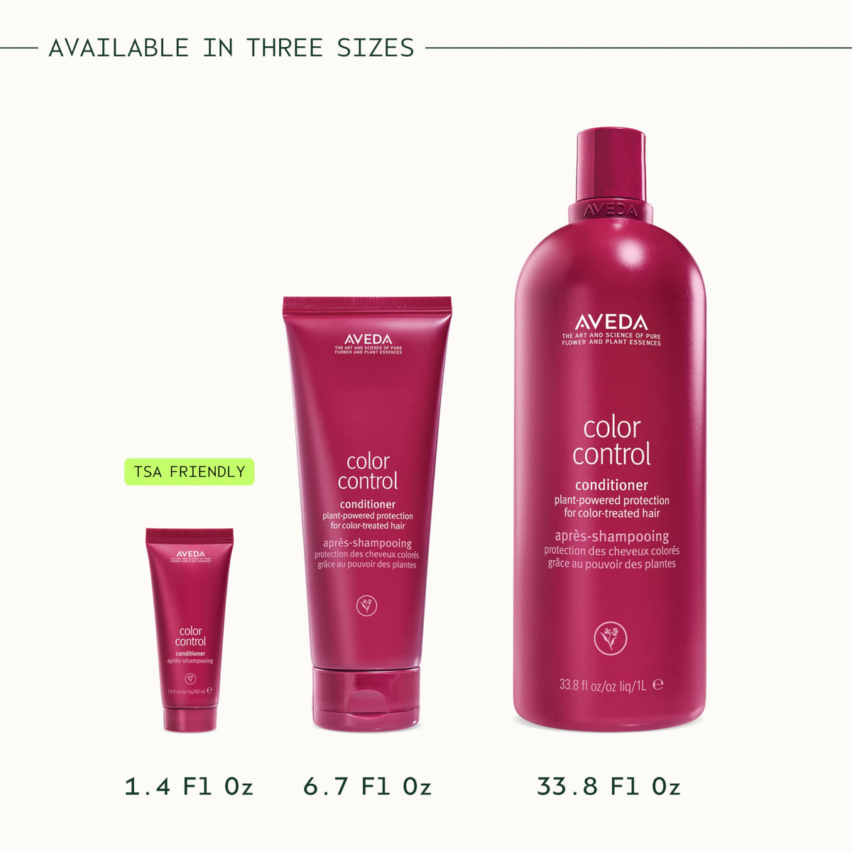 Aveda color control conditioner lifestyle model with shiny hair showing salon-quality results