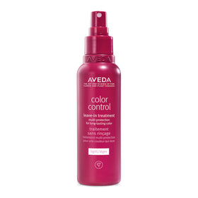 Aveda front bottle showing product label and lightweight protection benefit