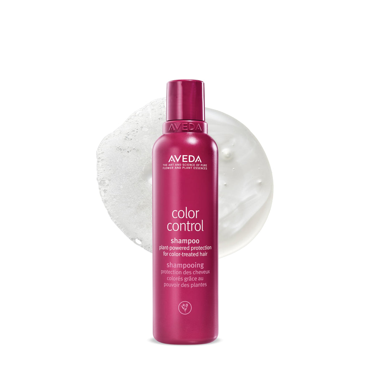 Aveda Color Control Light front bottle showing product and volume, highlights light weight benefits