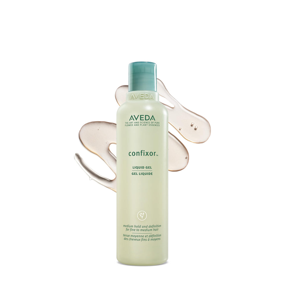 Aveda Confixor front bottle showing label and size for easy identification and trustworthy styling