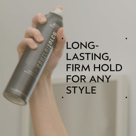 Aveda Control Force aerosol nozzle detail for precise application and even mist