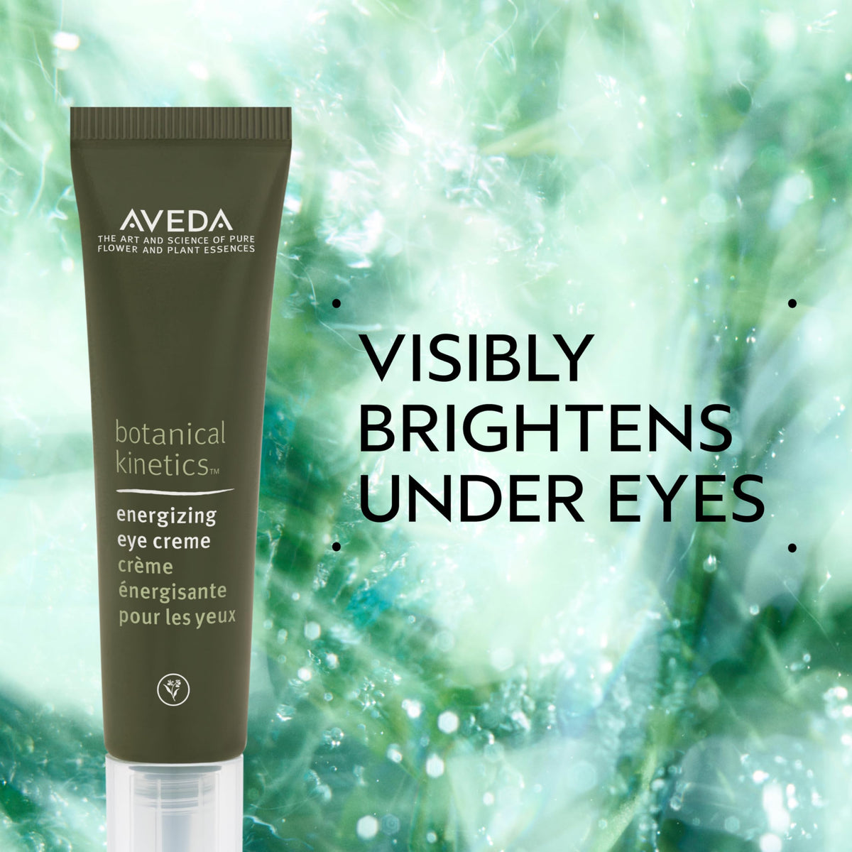 Aveda close-up of cream texture highlighting smooth absorption benefit