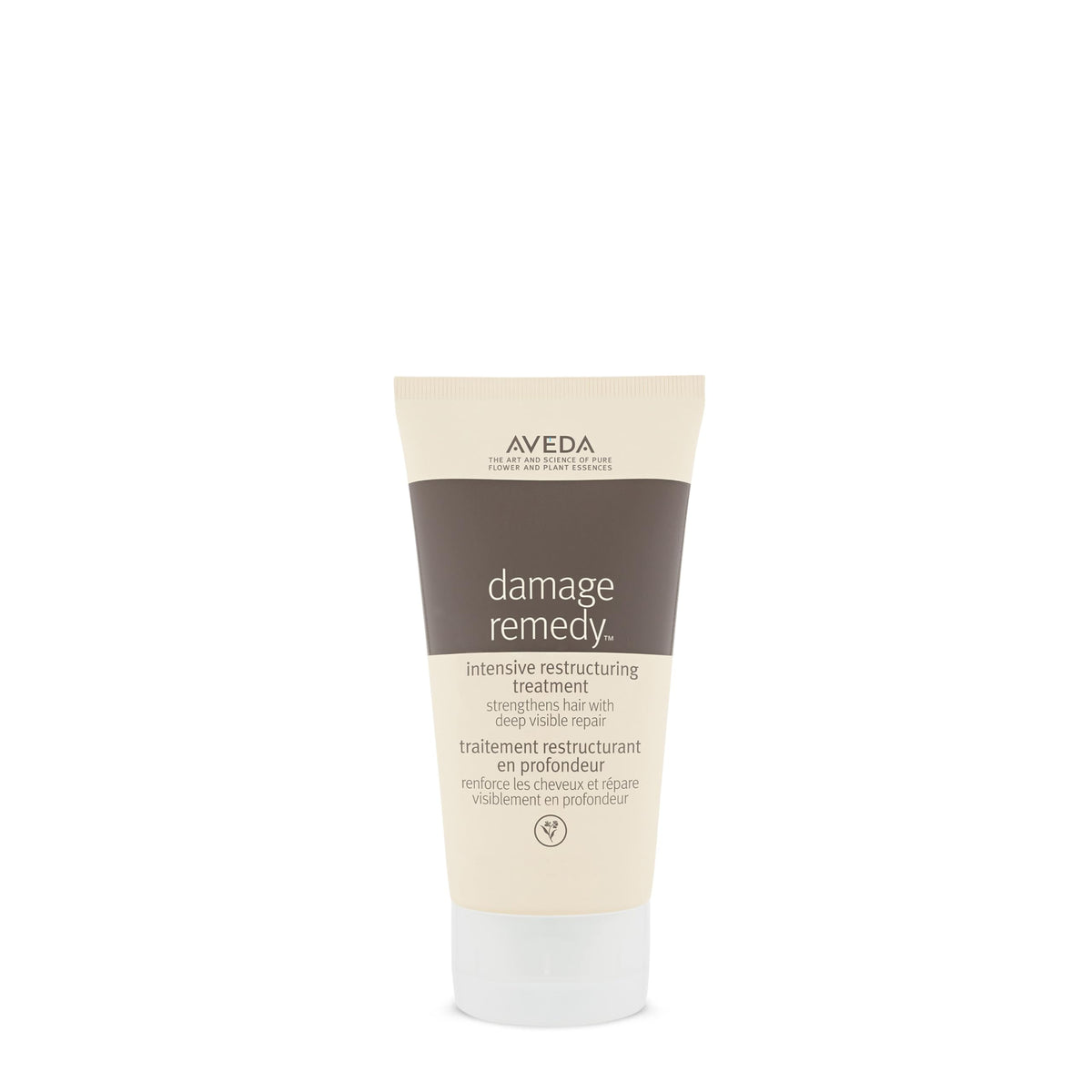 Aveda jar front packaging showing product and benefit of deep repair