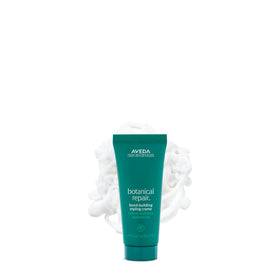 Aveda front bottle view showing styling creme and compact size benefit