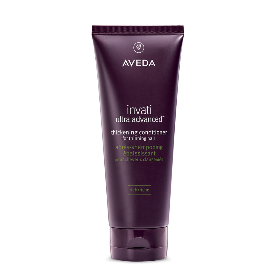 Aveda Invati Rich front bottle showing branding and volume benefit