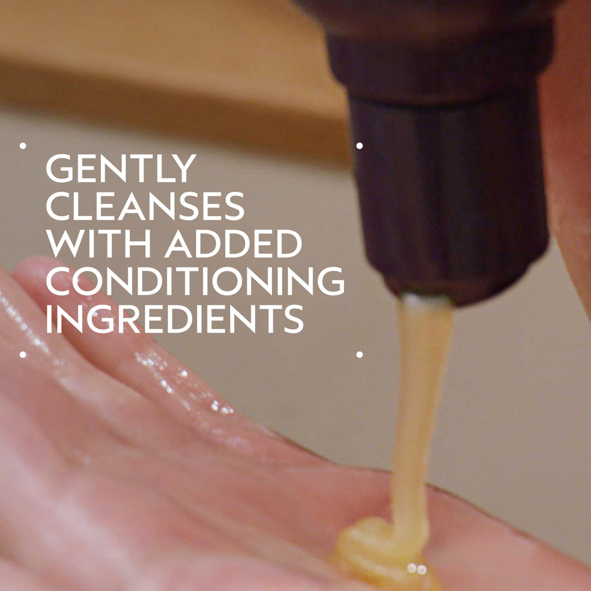 Aveda label close-up highlighting product name and natural ingredients