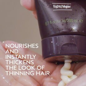 Aveda Invati Ultra conditioner light pump dispensing product for controlled use