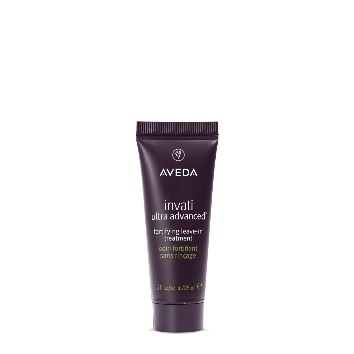 Aveda Invati Ultra front packaging showing compact bottle and branding benefit