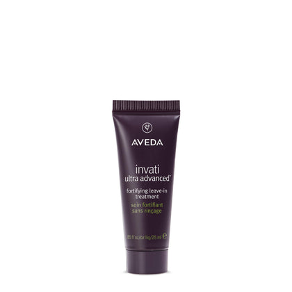 Aveda Invati Ultra front packaging showing compact bottle and branding benefit
