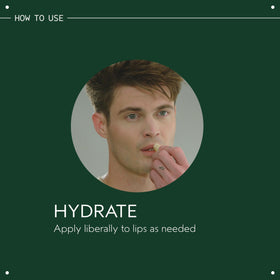 Aveda Lip Saver label and ingredient list showing botanical oils and transparency benefit