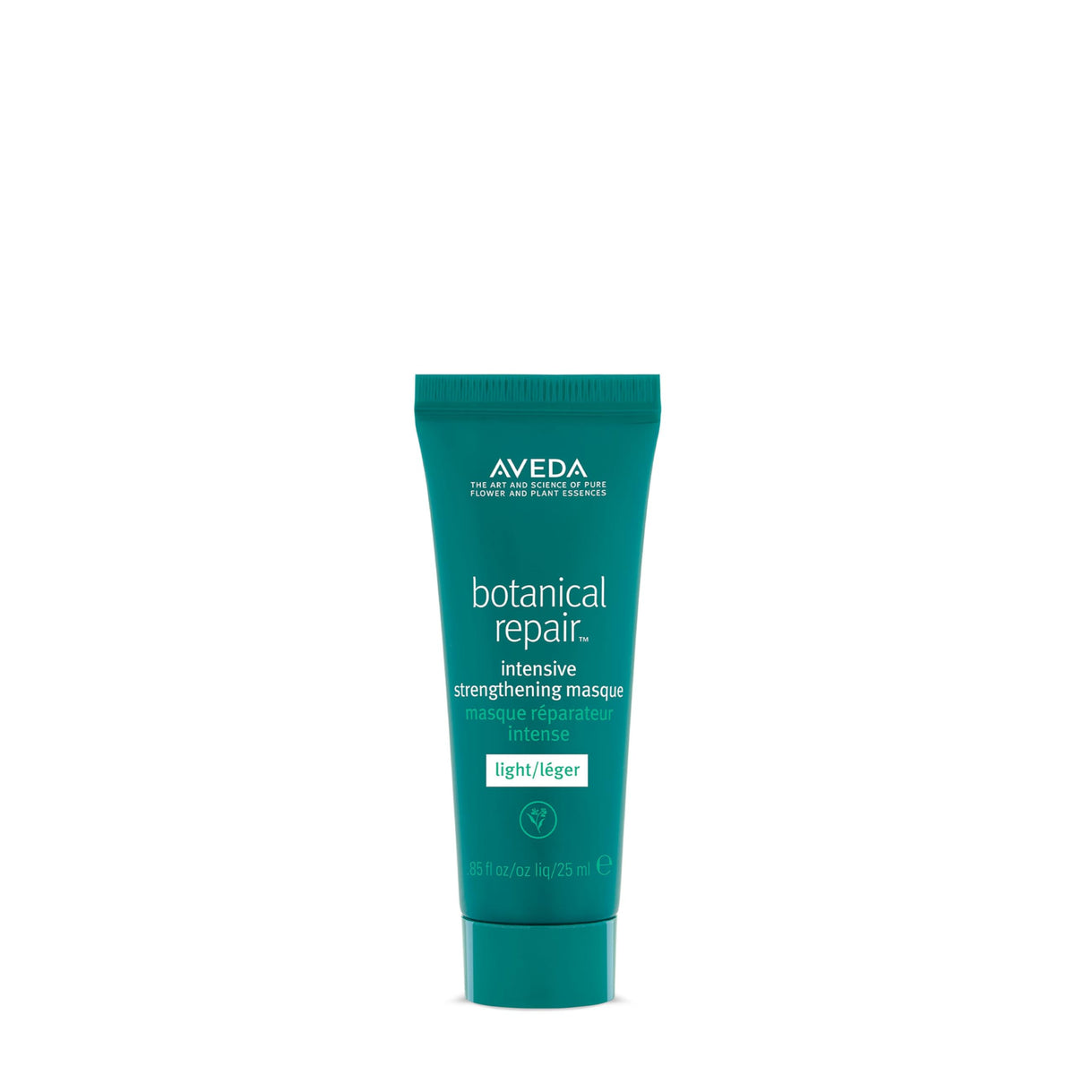 Aveda masque light front packaging showing sleek tube and clear branding for easy identification