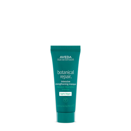 Aveda masque light front packaging showing sleek tube and clear branding for easy identification
