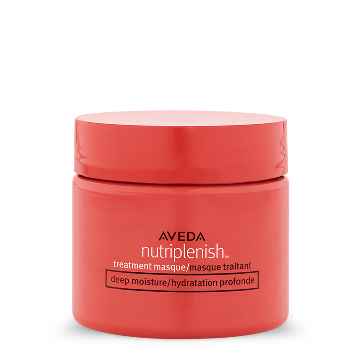Aveda front packaging showing product and benefits