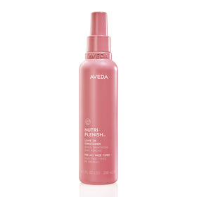 Aveda Nutriplenish front packaging showing 6.7 fl oz bottle and branding benefit
