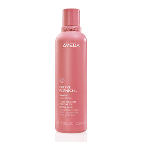 Aveda Nutriplenish front packaging showing lightweight hydrating shampoo benefit