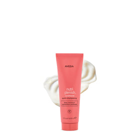 Aveda Nutriplenish front tube showing product and size, highlights travel convenience
