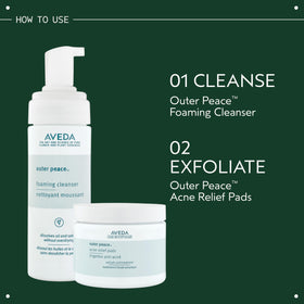 Aveda Outer Peace 4.2 fl oz beside common items for size and portability