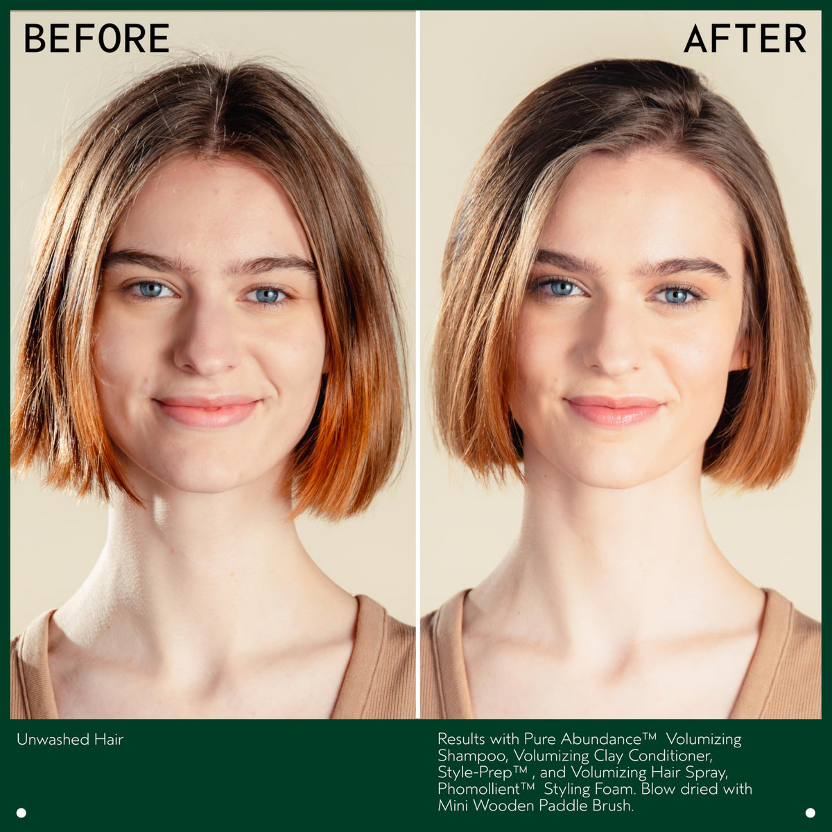 Aveda Phomollient airy foam texture on palm, demonstrates weightless application