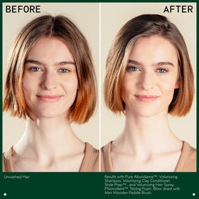 Aveda Phomollient airy foam texture on palm, demonstrates weightless application