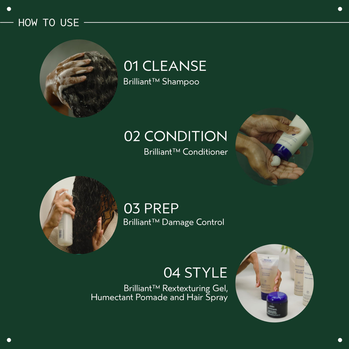 Aveda product label close-up showing ingredients and vegan certification