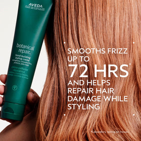 Aveda close-up of creme texture demonstrating smooth, non-greasy finish