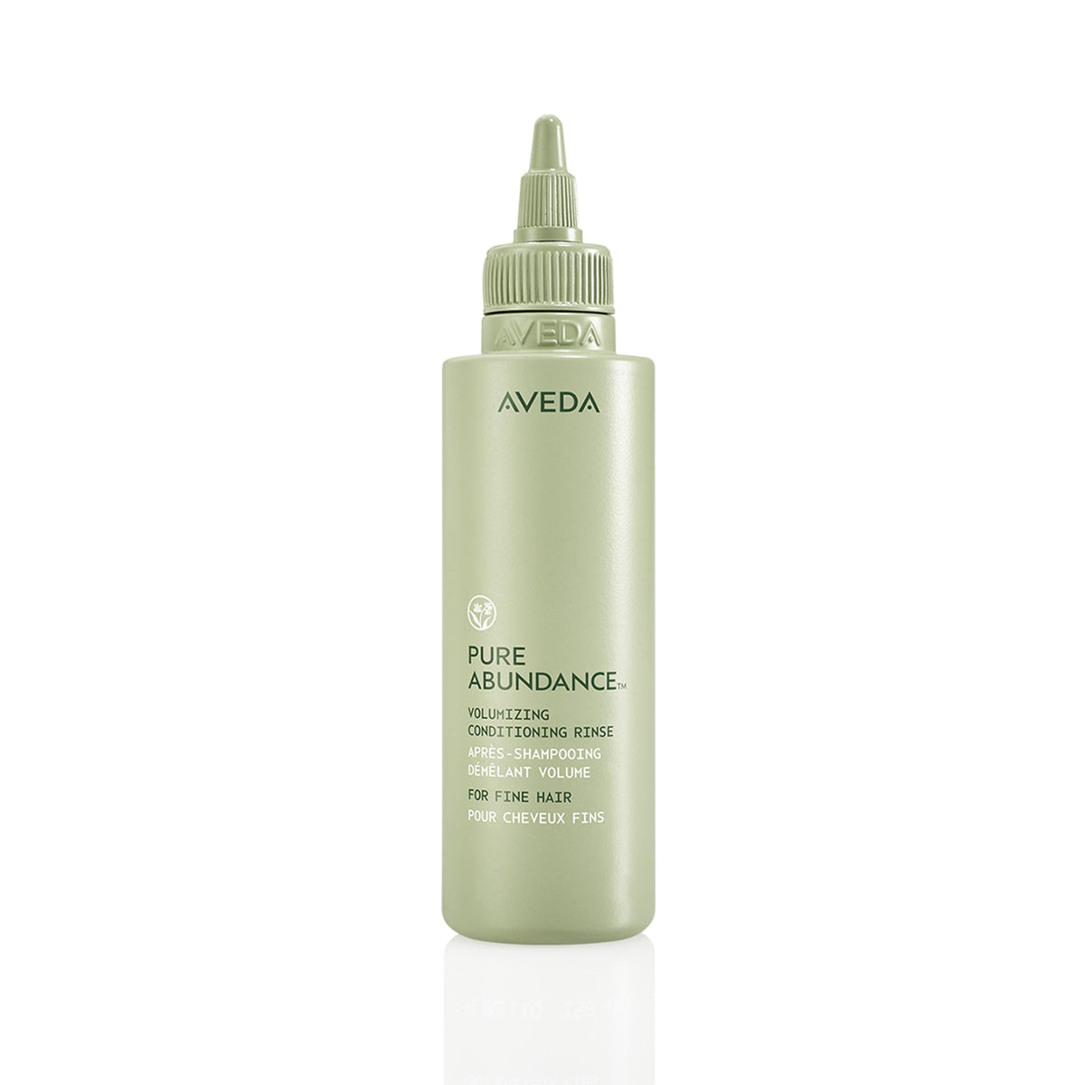 Aveda front packaging showing product and brand for visible shelf appeal