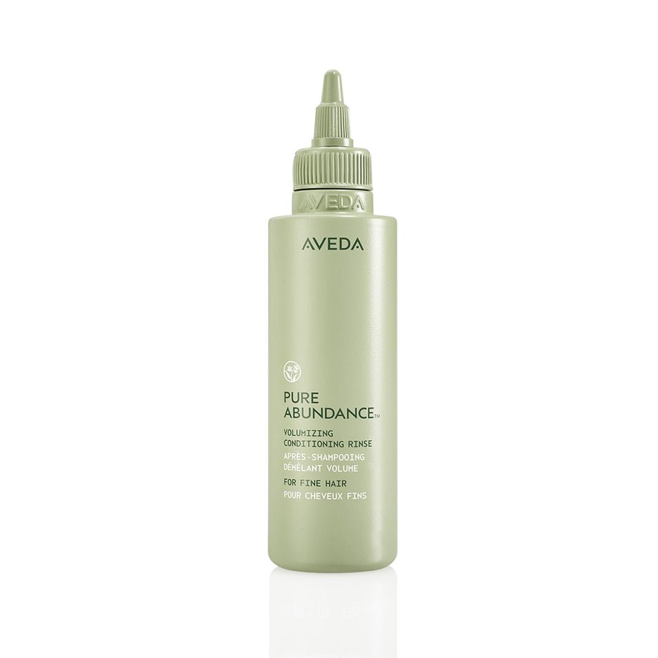 Aveda front packaging showing product and brand for visible shelf appeal