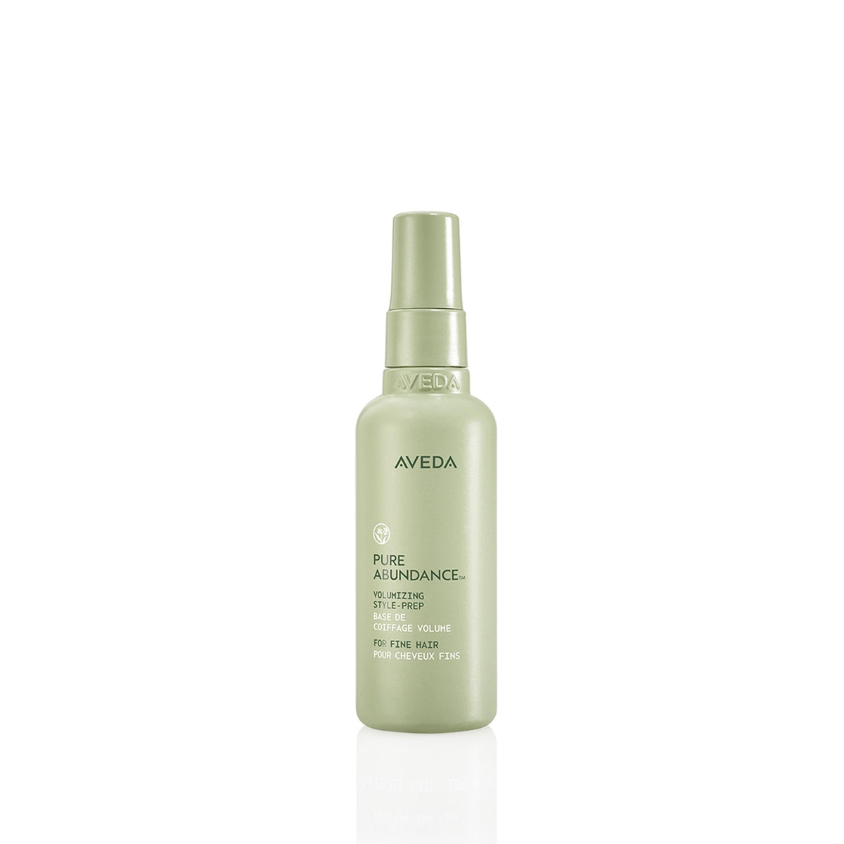Aveda Pure Abundance front packaging showing bottle and label benefits