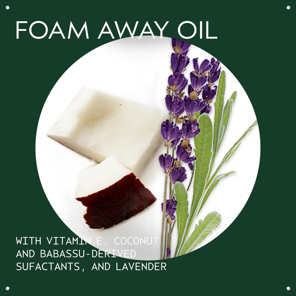 Aveda gel texture close-up showing lightweight foam and gentle cleansing action