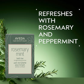 Aveda soap lather closeup highlighting creamy foam and cleansing benefit