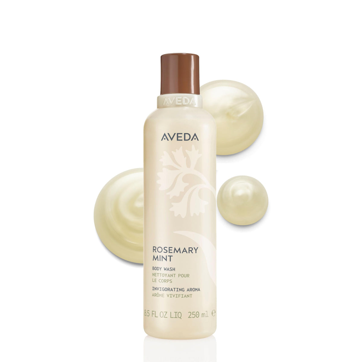 Aveda front packaging showing bottle and label for confident purchase
