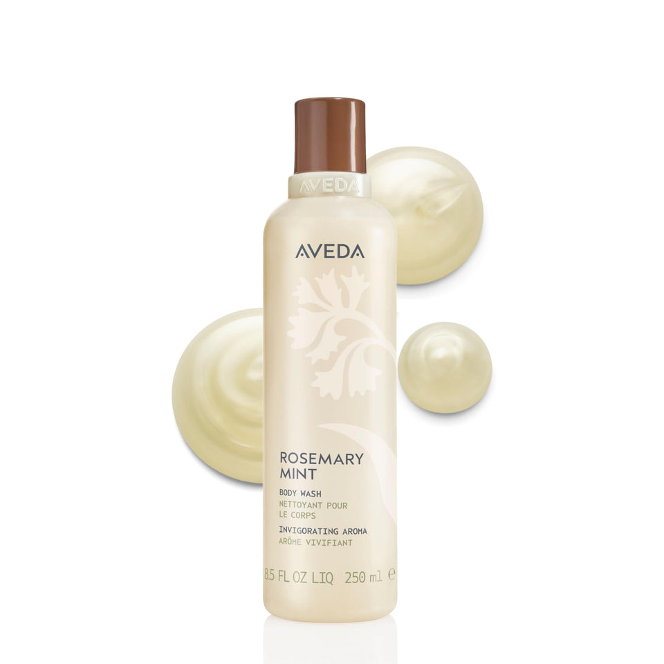 Aveda front packaging showing bottle and label for confident purchase