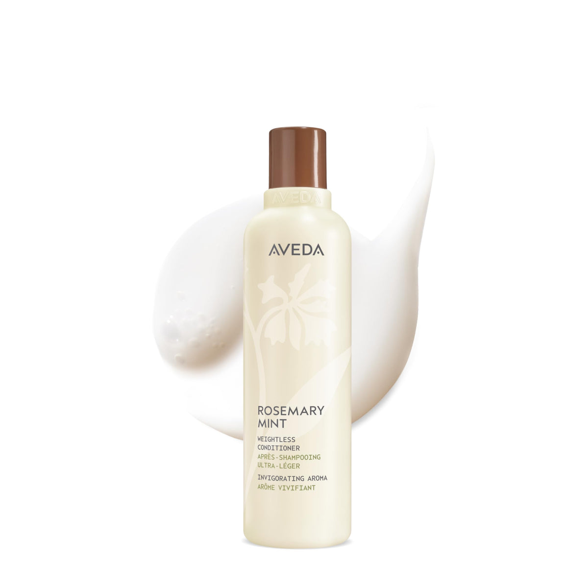 Aveda front packaging showing bottle and label for lightweight conditioning benefit