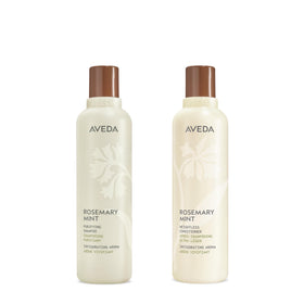 Aveda front packaging showing duo and clarifying benefit