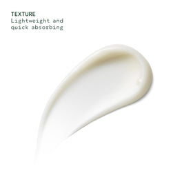 Aveda pump dispensing lotion demonstrating easy application and light hydration