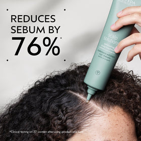 Aveda gel texture close-up highlighting lightweight spreadability benefit