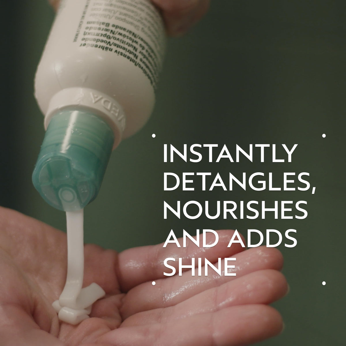 Aveda Shampure back label listing clean ingredients and benefits