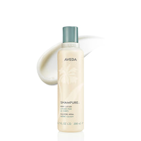 Aveda Shampure bottle front view shows packaging and calming scent