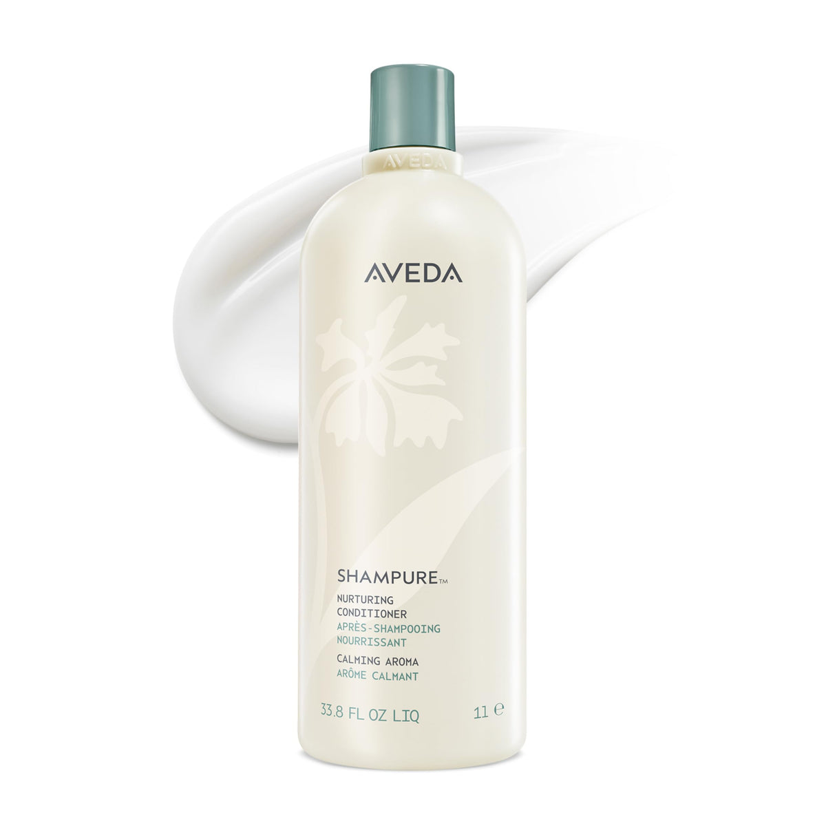 Aveda Shampure front packaging showing bottle and clear label for easy identification and benefit